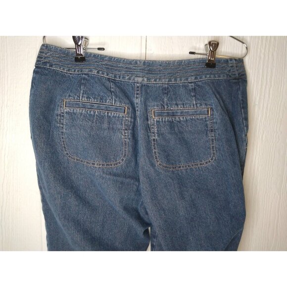 J. Jill Jeans Genuine Fit Womens Sz 8T 8 Tall Straight Leg Denim Below Waist - Picture 3 of 7